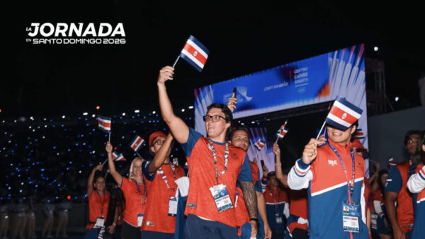 Costa Rica desfila en inauguración de Santo Domingo 2026